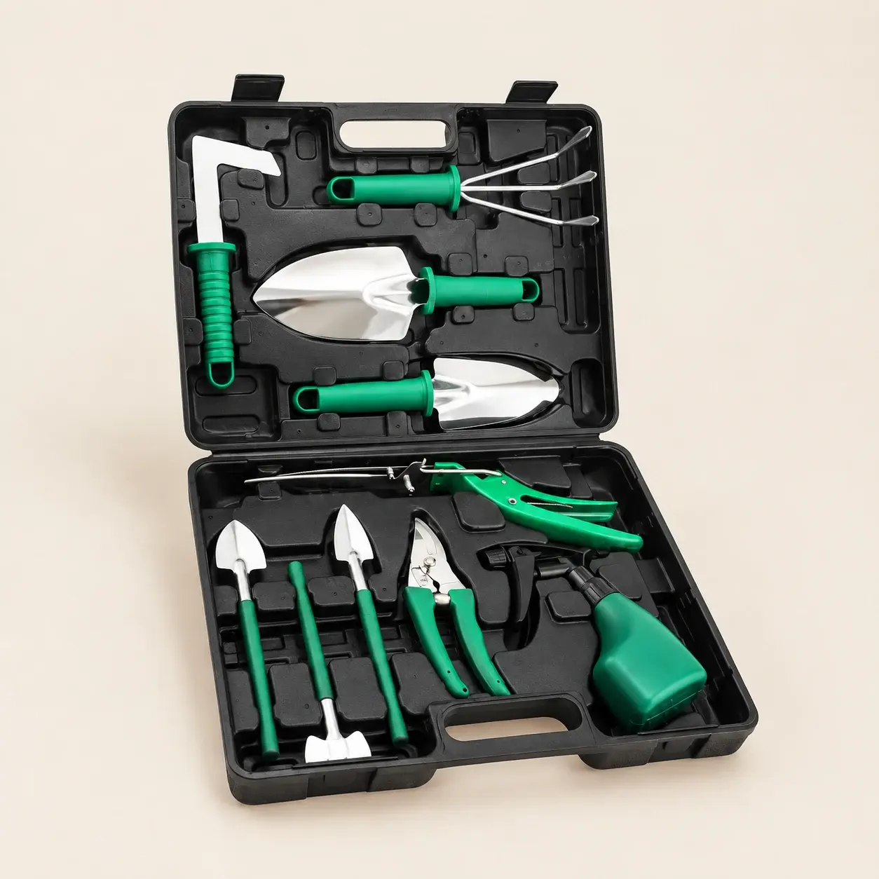 Garden Tool Case, selected product photographed on warm ivory