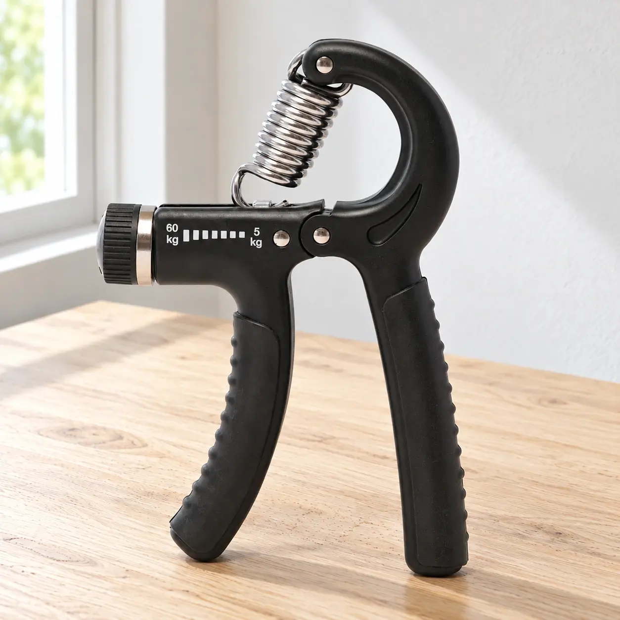 Adjustable Hand Gripper, selected product photographed on natural daylight