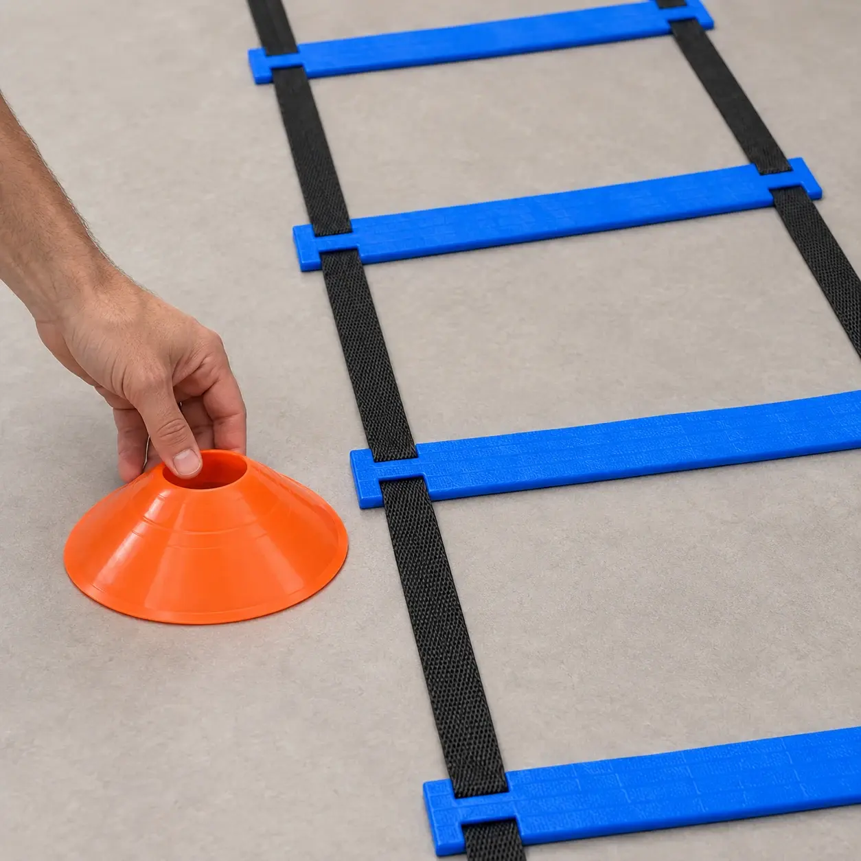 Agility Ladder Practice Kit | in use