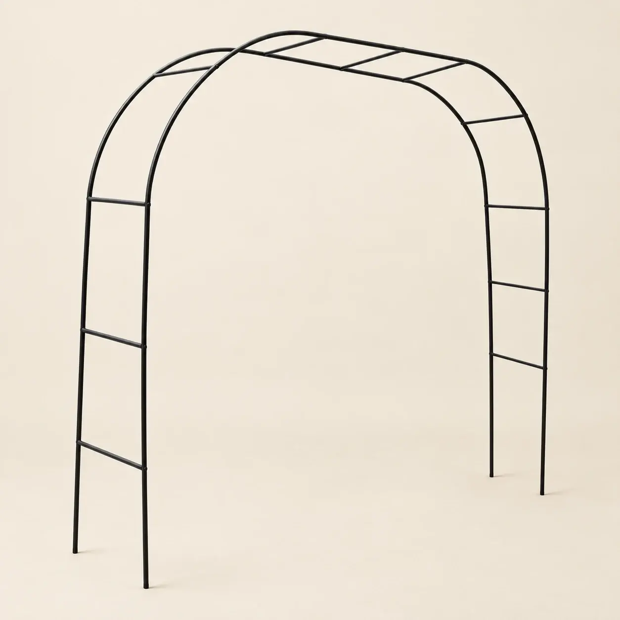 Wide Garden Arch, selected product photographed on warm ivory