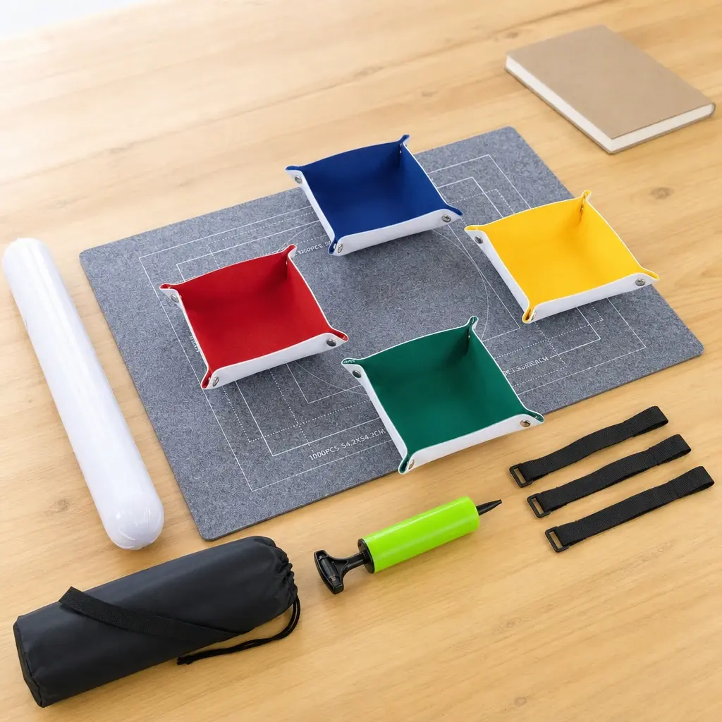 Puzzle Roll & Sort Kit on a creative worktable